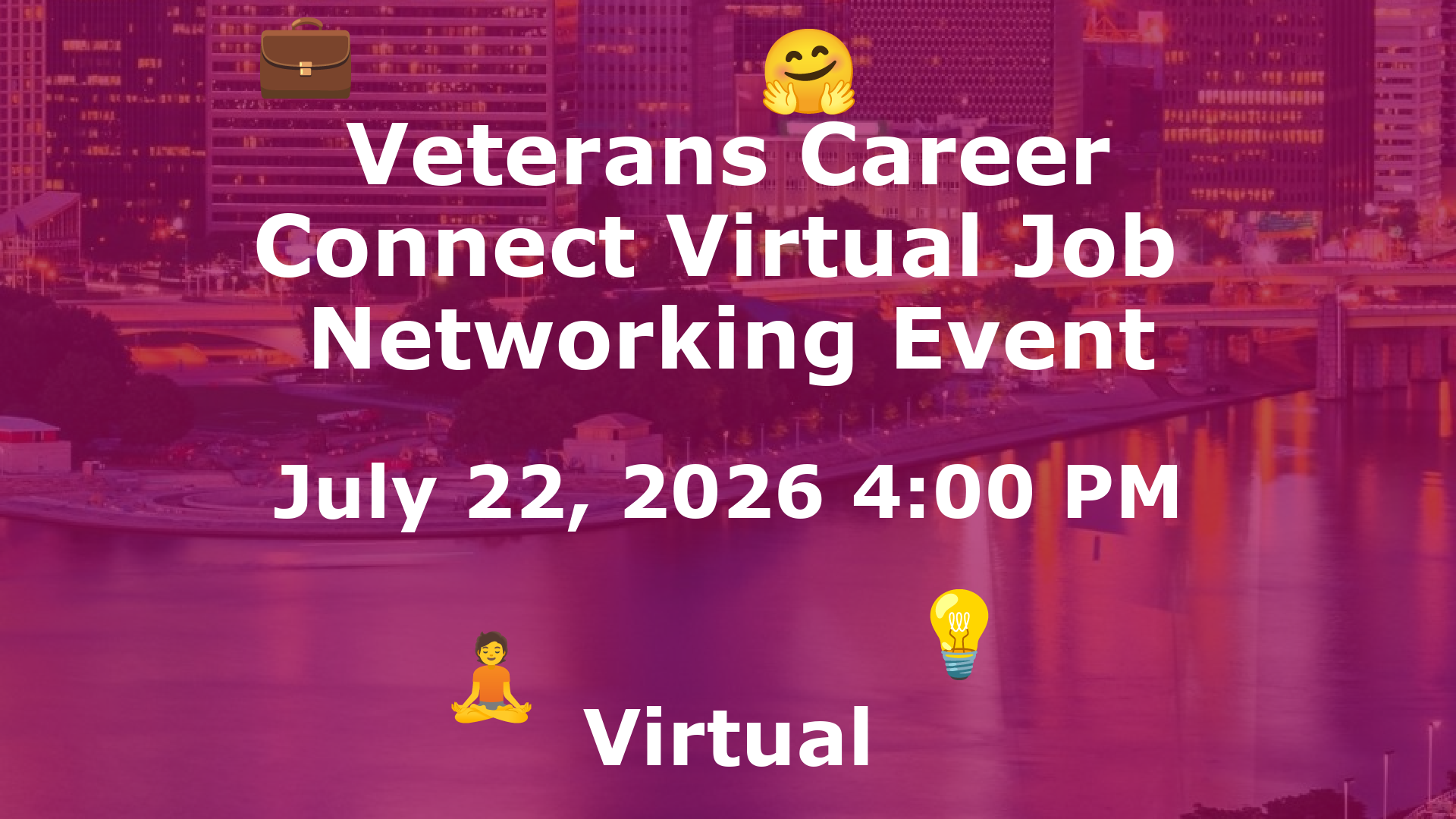 Veterans Career Connect Virtual Job  Networking Event event image